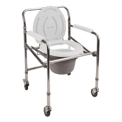 Poylin Klozetli katlanabilir tekerlekli sandalye (Model 5811)